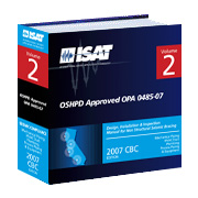 OSHPD OPA 0485-07 Volume 2 CBC Compliant